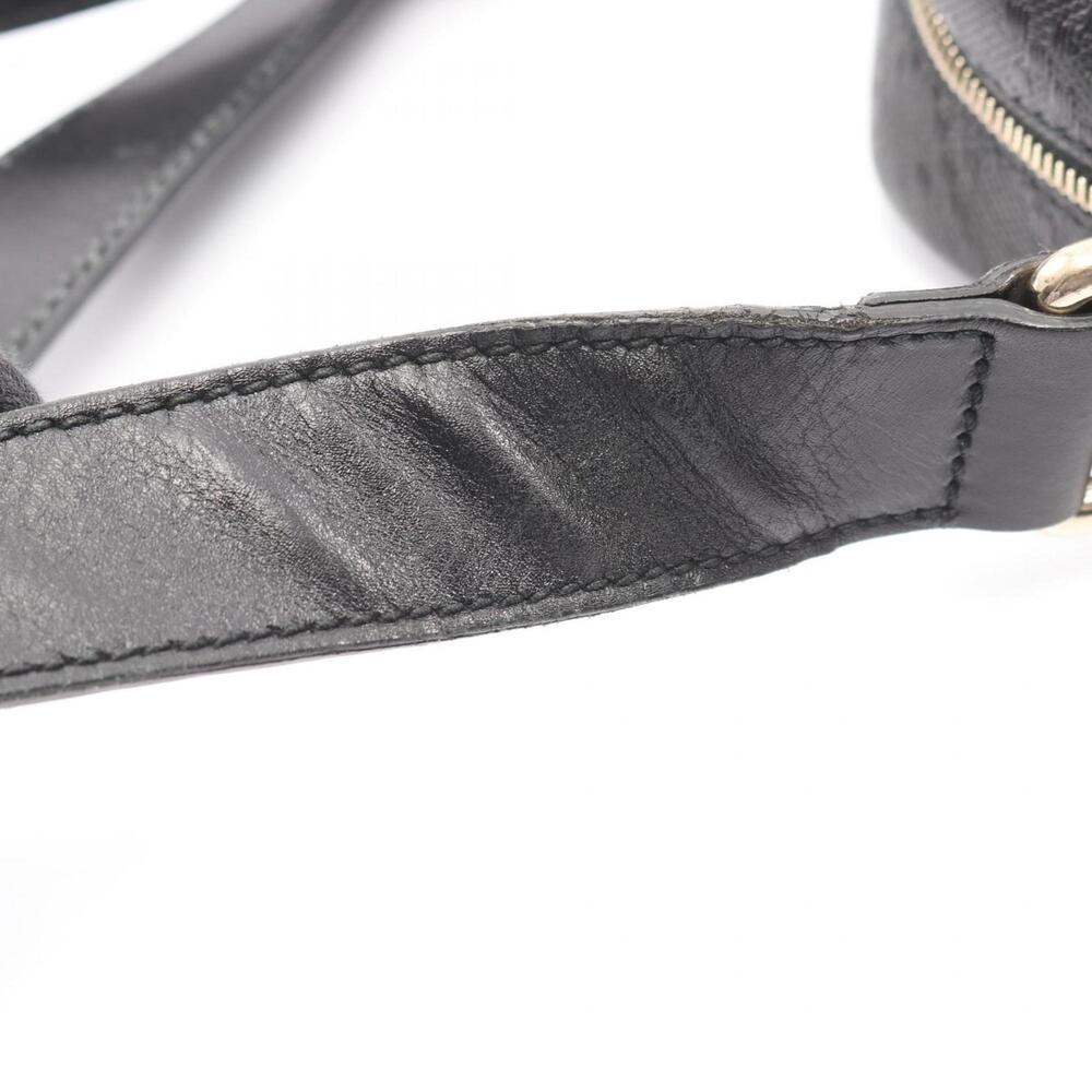 GUCCI Authentic Black Leather Shoulder Bag - Picture 8 of 9